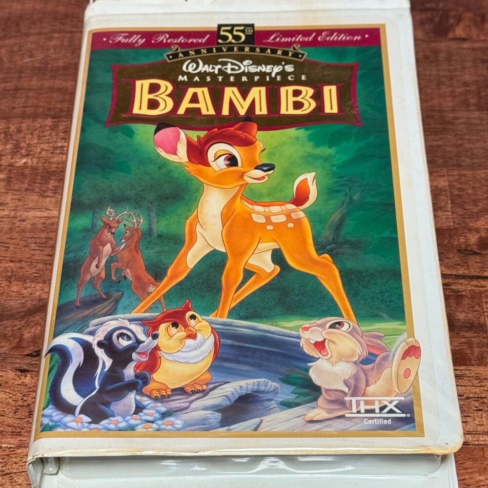 Bambi 55th Aniversary Limited Edition VHS